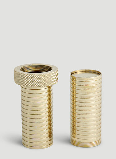 Tom Dixon Tall Cog Container Gold wps0638032