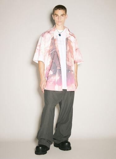 Vetements Anime Short-Sleeve Shirt Pink vet0158008
