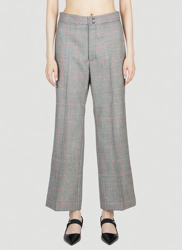Gucci Check Suit Pants Grey guc0253064