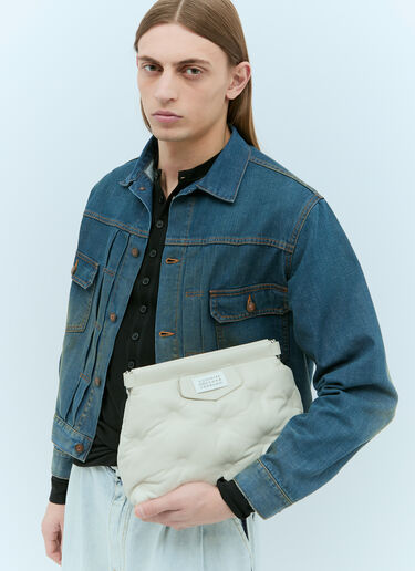 Maison Margiela 스몰 글램 슬램 클래식 크로스바디 백 그레이 mla0154019