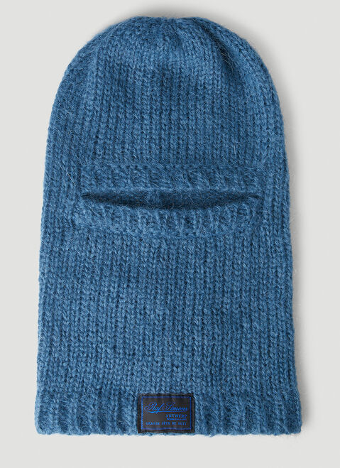 Raf Simons Logo Patch Balaclava White raf0251003