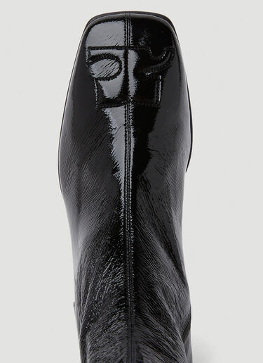 Courrèges Vinyl 踝靴 黑色 cou0249032