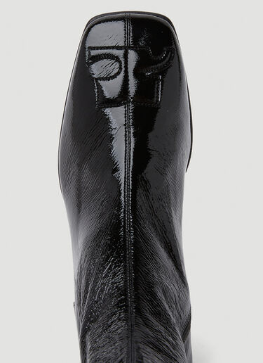 Vinyl Ankle Boots Courrèges Vinyl Ankle Boots Black cou0249032