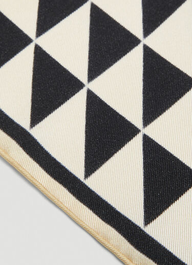 Triangle Graphic Neck Scarf Prada Triangle Graphic Neck Scarf Yellow pra0251025