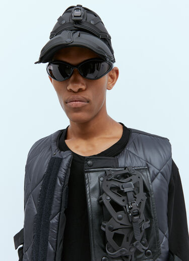 Junya Watanabe キルティングリップストップベスト ブラック jwn0154002