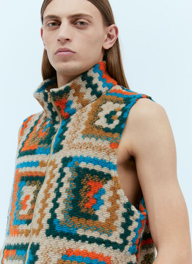 Engineered Garments High Mock Knit Vest Multicolour egg0154007