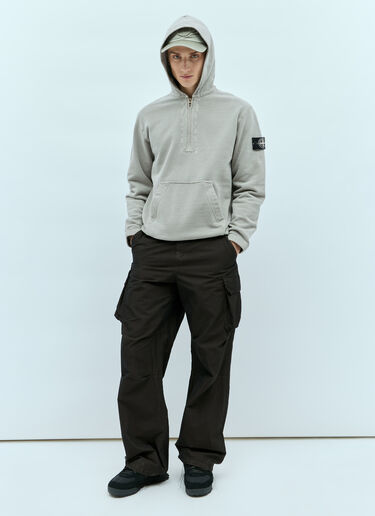 Stone Island ハーフジップ スウェットシャツ グレー sto0156026