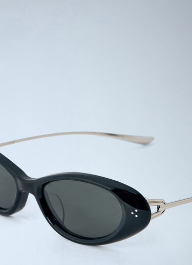 LN-CC® - Gentle Monster: Ora 01 Oval Sunglasses - Black Gentle Monster Ora 01 Oval Sunglasses Black gtm0366012