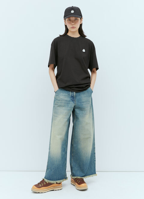 Moncler x Rick Owens Logo Patch T-Shirt Black mcs0355001