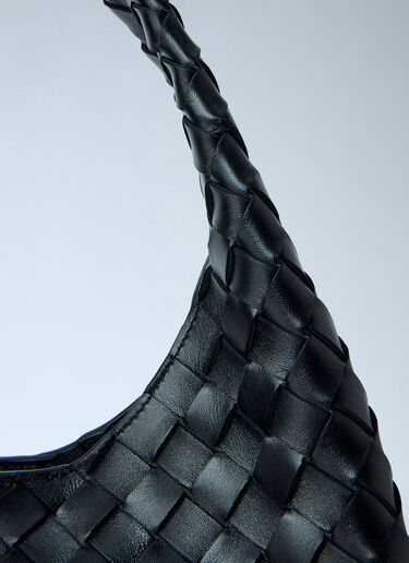 LN-CC® - Bottega Veneta: Campana Small Shoulder Bag - Black Bottega Veneta Campana Small Shoulder Bag Black bov0265029