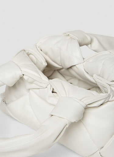 Bottega Veneta 带衬垫锁扣手提包 白色 bov0246015