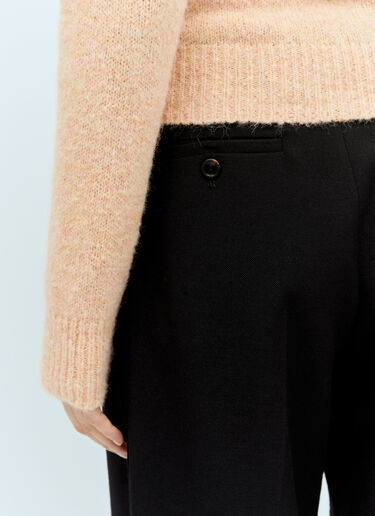 Dries Van Noten Fitted Knit Sweater Pink dvn0254026