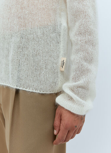 Gucci Mohair Silk Sweater White guc0154005