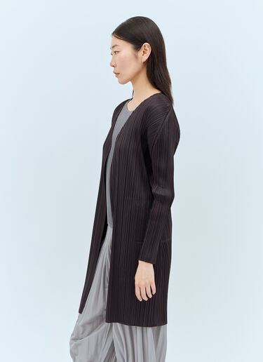 Pleats Please Issey Miyake Monthly Colors: April 长款开衫 黑色 plp0257006