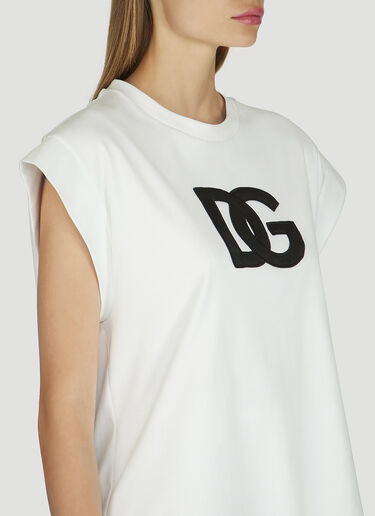 Dolce & Gabbana DG Logo T-Shirt White dol0247147