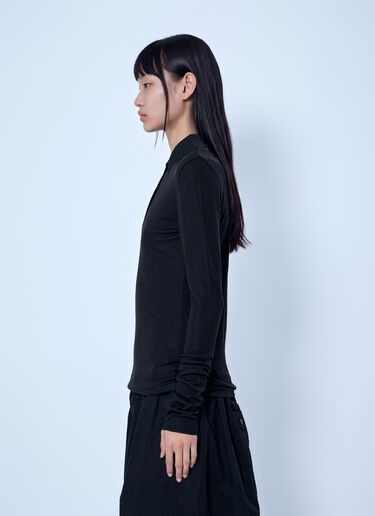 Entire Studios Long Sleeve Polo Black ent0266022