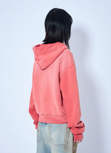 Acne Studios Zip-Up Hoodie Red acn0364036