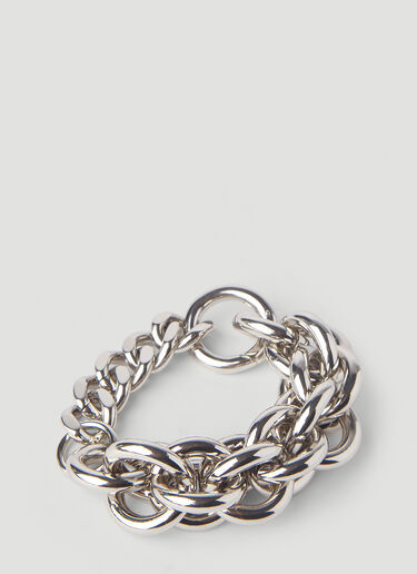 1017 ALYX 9SM Dual Chunky Chain Bracelet Silver aly0145041