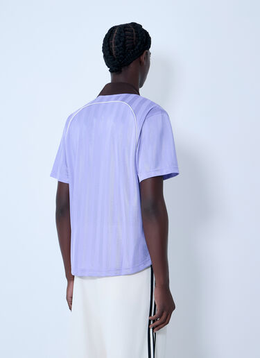 adidas by Wales Bonner Logo Motif Polo Shirt Purple awb0163008