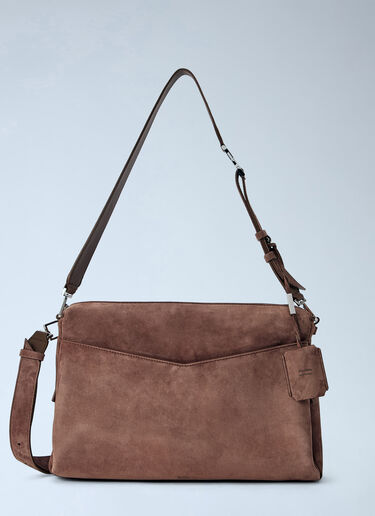 LN-CC® - Max Mara: Trapeze-Shaped Shoulder Bag - Brown Max Mara Trapeze-Shaped Shoulder Bag Brown max0266226