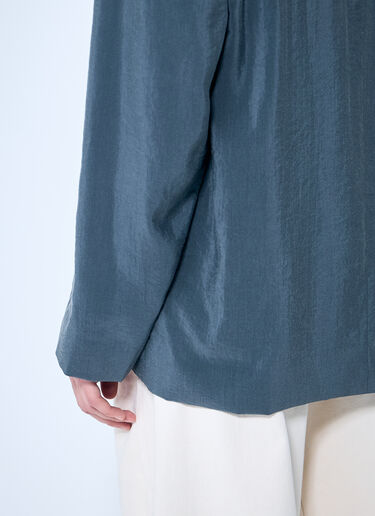 Lemaire Soft Tailored Double-Breasted Blazer Grey lem0260003