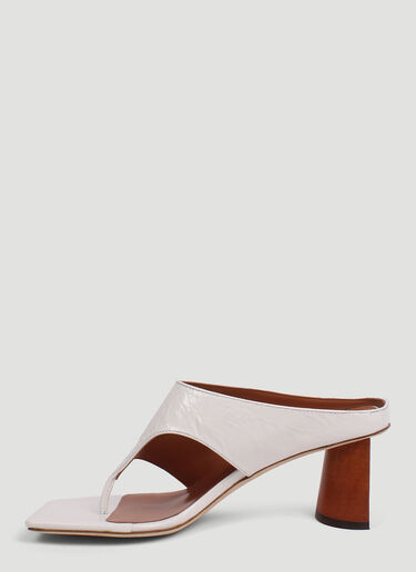 Rejina Pyo Lina Leather Sandals White rej0240011