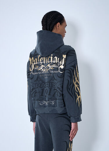 Balenciaga Tacky 拉链连帽运动衫  黑色 bal0159012