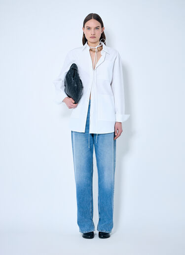 Gucci Heavy Cotton Poplin Shirt White guc0259027