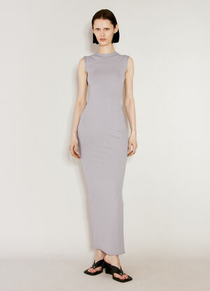 Entire Studios Sleeveless Maxi Dress Grey ent0255017
