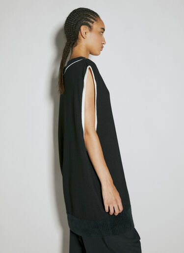 Y-3 ロゴニットベスト ブラック yyy0354004