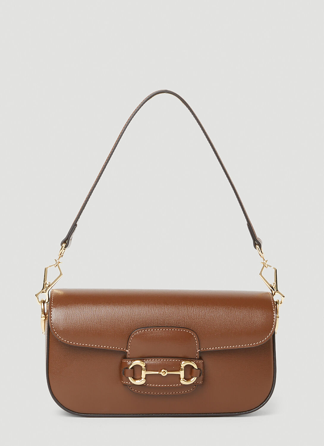 Gucci Horsebit 1955 Small Shoulder Bag In Brown
