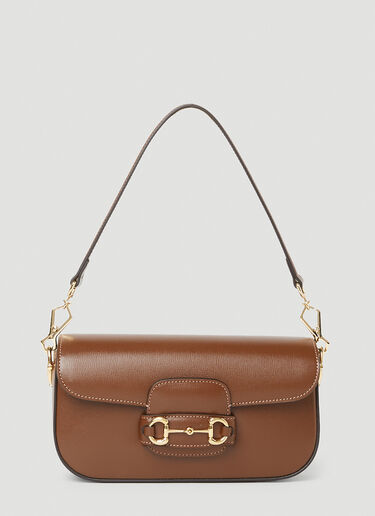Gucci Horsebit 1955 小号单肩包 棕色 guc0253198
