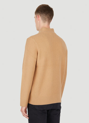 A.P.C. Alex Zipped Sweater Beige apc0150003