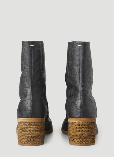 Maison Margiela Tabi Ankle Boots Black mla0148025