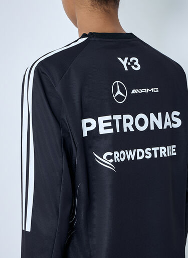 Y-3 MERCEDES Graphic Long Sleeve Jersey Black yyy0364067