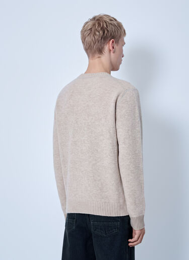 Stone Island Alpaca and Wool Crewneck Sweater Beige sto0165064