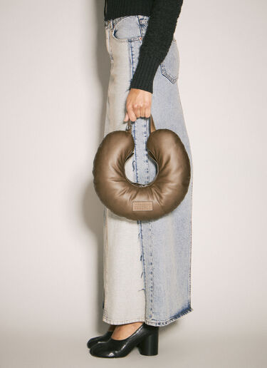 MM6 Maison Margiela Travel Pillow Bag Brown mmm0358001