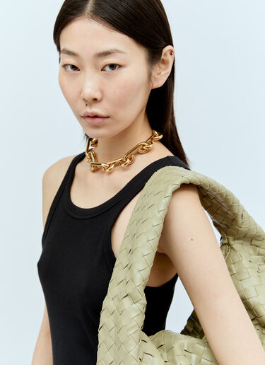 ラージホップ ショルダーバッグ Bottega Veneta ラージホップ ショルダーバッグ グリーン bov0256007