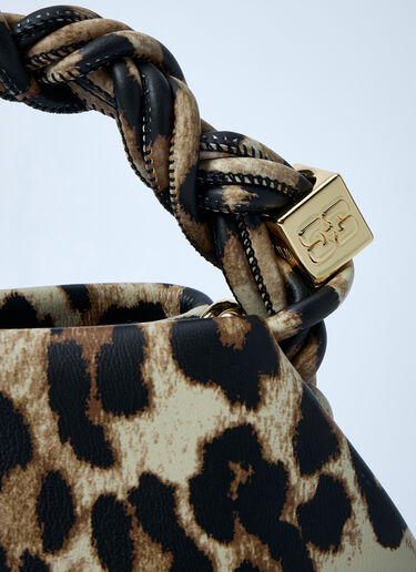 GANNI Mini Bou Handbag Brown gan0261045