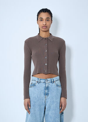 Our Legacy Mazzy Button-Down Cardigan Grey our0260012