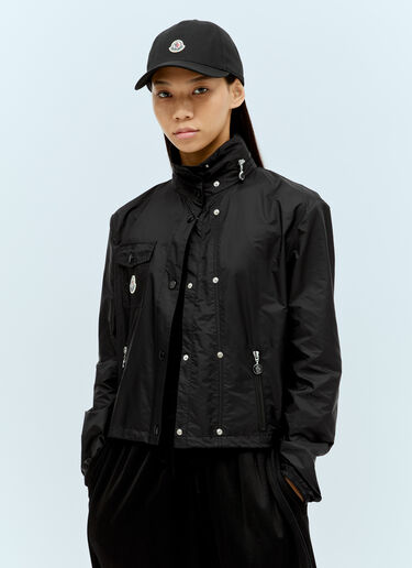 Moncler 徽标贴饰棒球帽  黑色 mon0256035