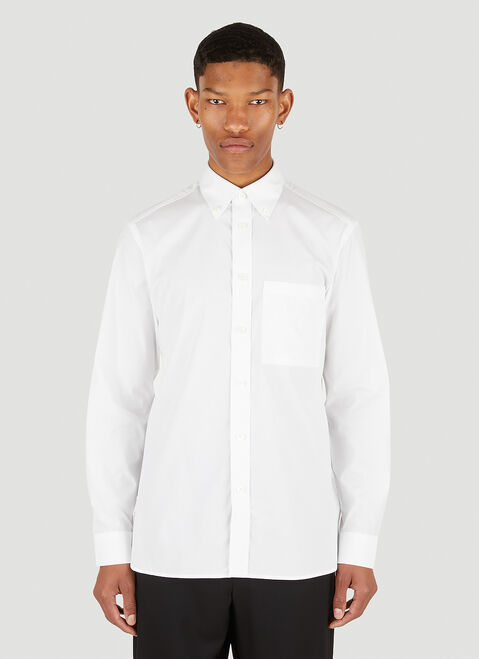 Tekla Chaplin Poplin Shirt White tek0353012
