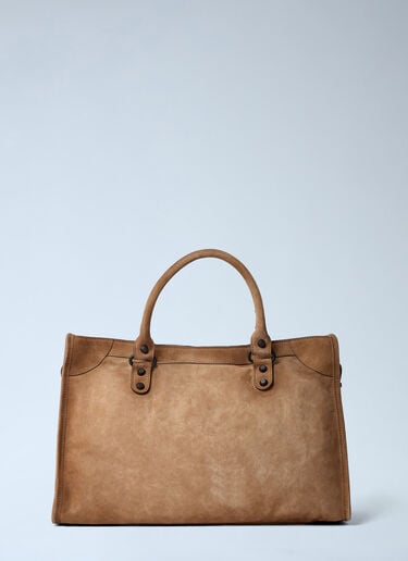 미디엄 스웨이드 르 시티 핸드백 Balenciaga 미디엄 스웨이드 르 시티 핸드백 블랙 bal0261036