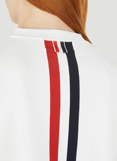 Thom Browne 条纹方正T恤 白 thb0248025
