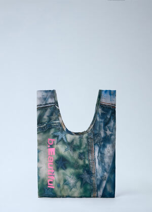 b.Eautiful Star Denim Reusable Mini Bag Blue bea0164030