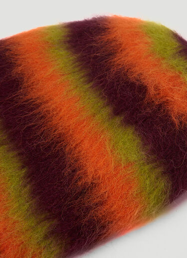 Fuzzy Knit Beanie Hat Brain Dead Fuzzy Knit Beanie Hat Orange bra0353003