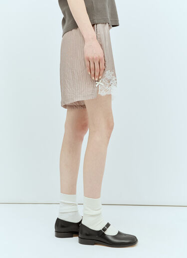 Martine Rose French Knicker Shorts Beige mtr0255001