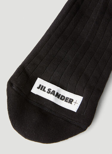 Jil Sander+ ロングソックス ブラック jsp0145014