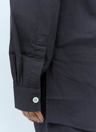 Tekla x Birkenstock Band Collar Shirt Grey tek0355001