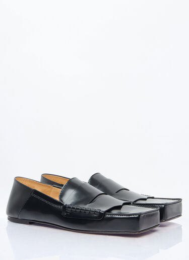 Jacquemus Les Mocassins Carré Loafers Black jac0158017
